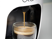 ORCA espresso machine brewing a cup of espresso