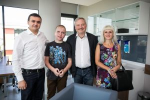 IN BUDAPEST CLINIC IGOR IANKOVSKYI MET WITH MAXIM KRIVONOSOV WHICH UNDERGOING THE TREATMENT SUPPORTED BY THE PATRON