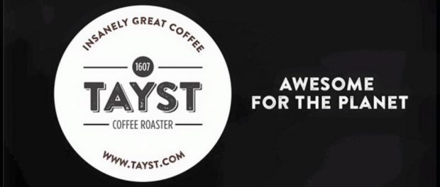Eco-friendly Tayst coffee, compostable coffee