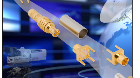 Amphenol RF 12G Optimized MCX RF Connectors and Cables, designed specifically for 4K/Ultra-HD broadcast applications