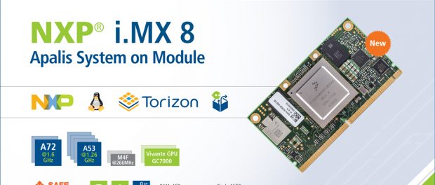 Toradex announces General Availability for its Apalis SoM based on the NXP i.MX 8QuadMax Applications Processor