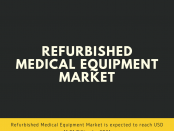 Refurbished Medical Equipment Market