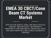 EMEA 3D CBCT/Cone Beam CT Systems Market