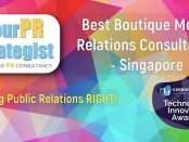 yourPRstrategist is named "Best Boutique Media Relations Consultancy - SG" in Technology Innovator Awards (UK)