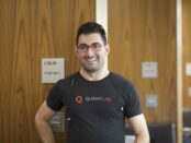 Jacob Khan at Cabot Library, Harvard University