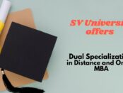 Dual Specialization in Distance and Online MBA