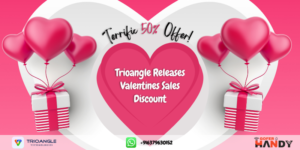 Terrific 50% Offer! Trioangle Releases Valentines Sales Discount
