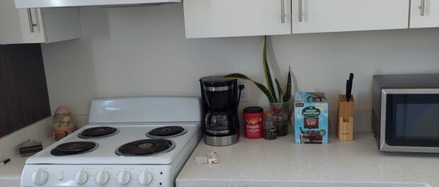 Clean kitchen in a house in San Diego