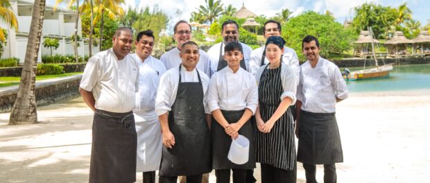 World-class chef Alexis Gauthier and his team at Paradise Cove hotel in Mauritius