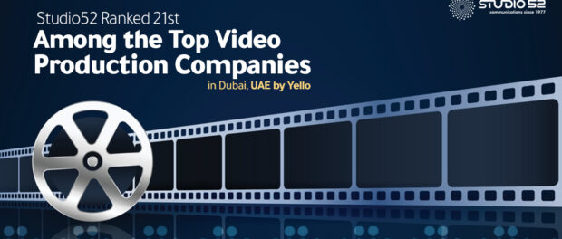 Studio52 Ranked 21st Among the Top Video Production Companies in Dubai, UAE by Yello