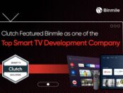 Clutch Featured Binmile as one of the Top Smart TV Development Company