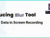 blur a screen recordings