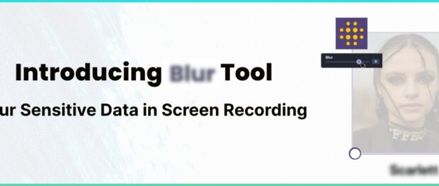 blur a screen recordings