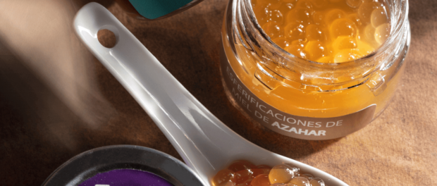 Nanako Spherified Honey Pearls