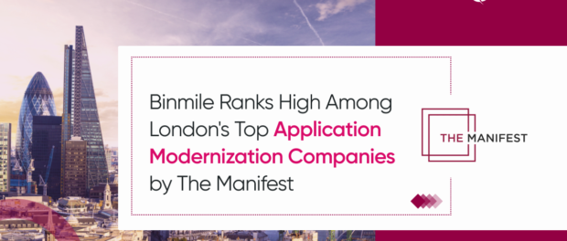Binmile Ranks High Among London's Top Application Modernization Companies by The Manifest