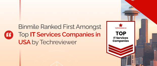 Binmile Ranked First Amongst Top IT Services Companies in USA by Techreviewer