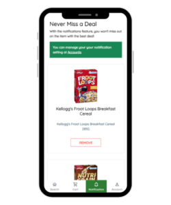 Notify with deals