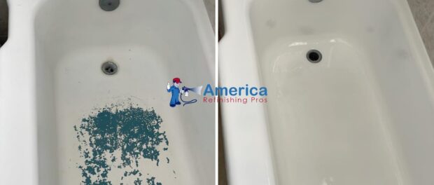 bathtub refinishing service provided by America Refinishing Pros