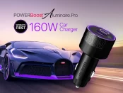 MICRODIA's new PowerBoost Aluminaire.Pro USB-C Car Charger boasts a maximum output of 160W across three ports, making it the first to charge a laptop, phone, and more at full speed directly from a car. The charger implements safety technologies and programmable power to optimize battery health during powerful on-the-go charging sessions.