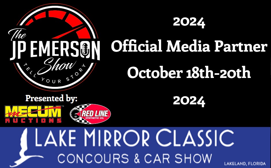 “We have built solid relationships throughout the country and are grateful for our continued partnership with The Lake Mirror Classic Concours and Car Showand our great partners for this endeavor in addition to local and national friends and listeners who have entrusted us to share their stories for years” says Emerson. 