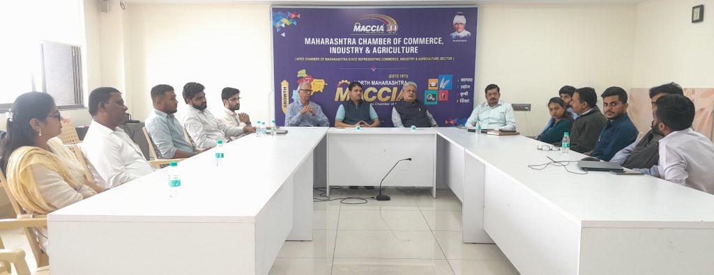 Shreekant Patil MACCIA Committee Chairman Startup Investor Meet on National Startup Week 2025 Nashi.