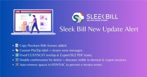 Sleek Bill New Updates