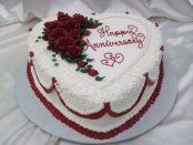 Wedding Anniversary Cake