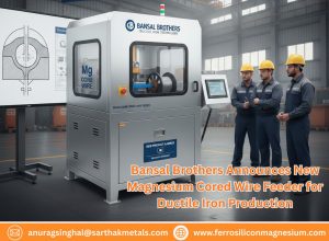 Bansal Brothers Announces New Magnesium Cored Wire Feeder for Ductile Iron Production