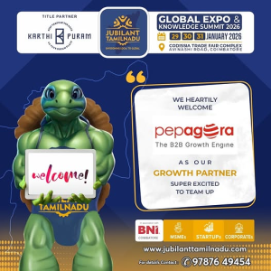 Pepagora welcomed as Growth Partner at Jubilant Tamil Nadu Global Expo & Knowledge Summit 2026 in Coimbatore