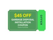 Garbage Disposal Installation Offer