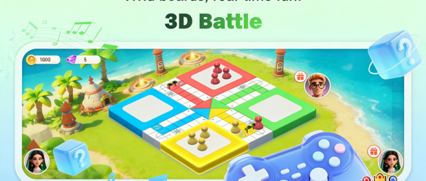 Ludo Oasis 3D