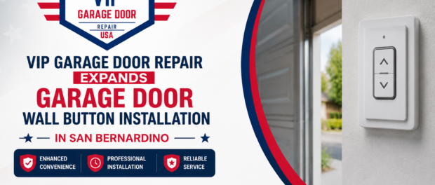 garage door wall button installation