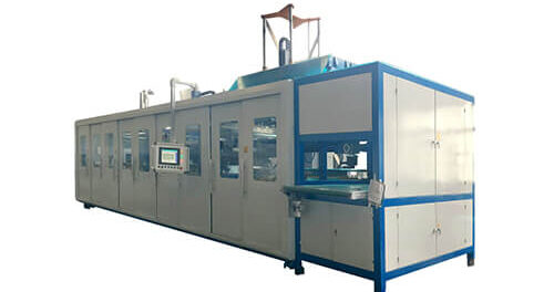 twin sheet thermoforming machine
